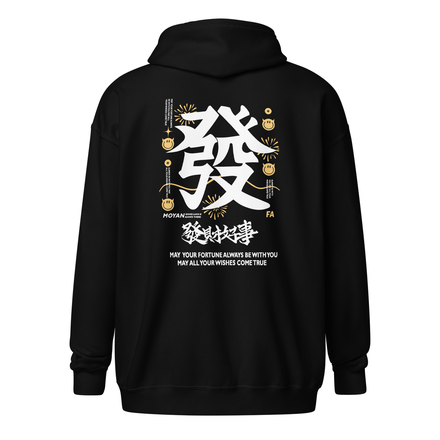 SWEAT ZIP GOOD LUCK