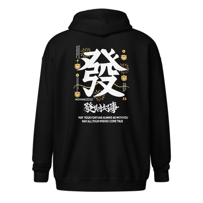 SWEAT ZIP GOOD LUCK