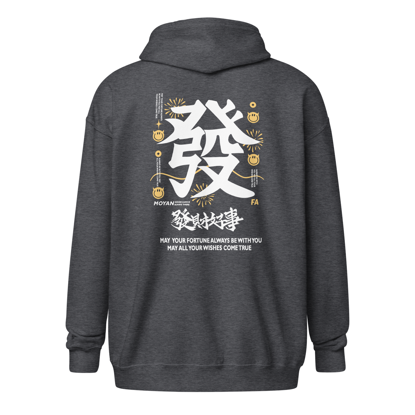 SWEAT ZIP GOOD LUCK