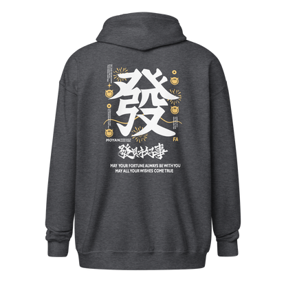 SWEAT ZIP GOOD LUCK