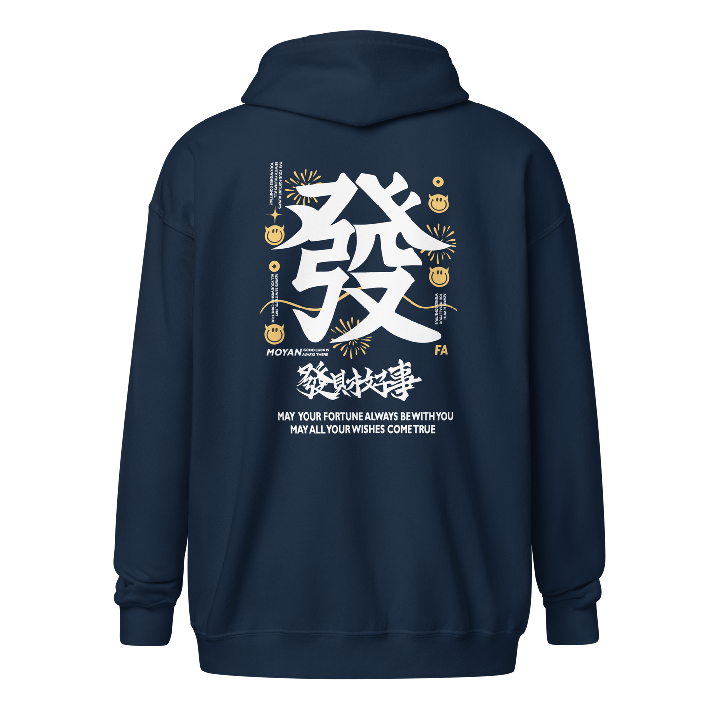 SWEAT ZIP GOOD LUCK