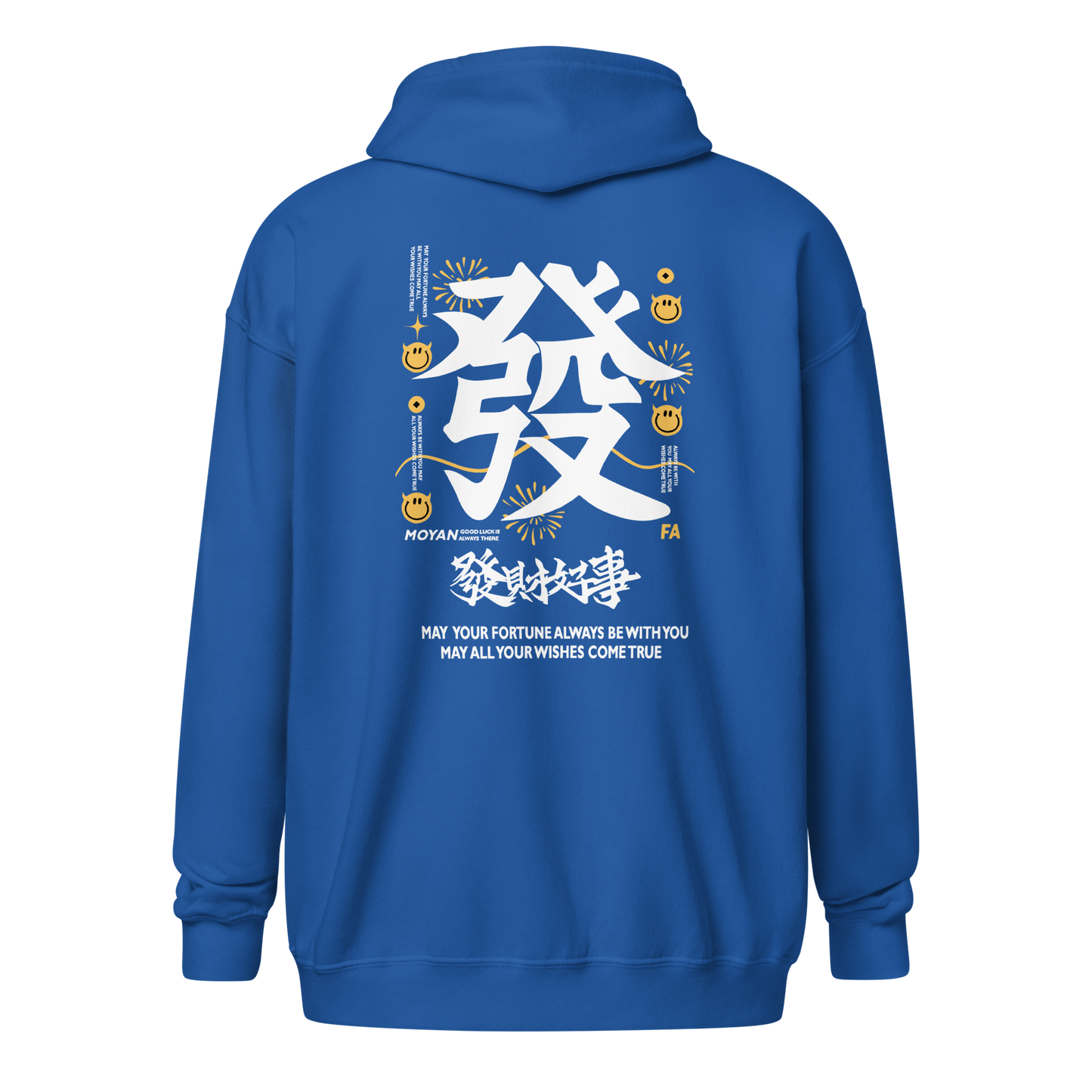 SWEAT ZIP GOOD LUCK
